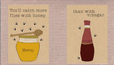 Giving Honey and Not Vinegar